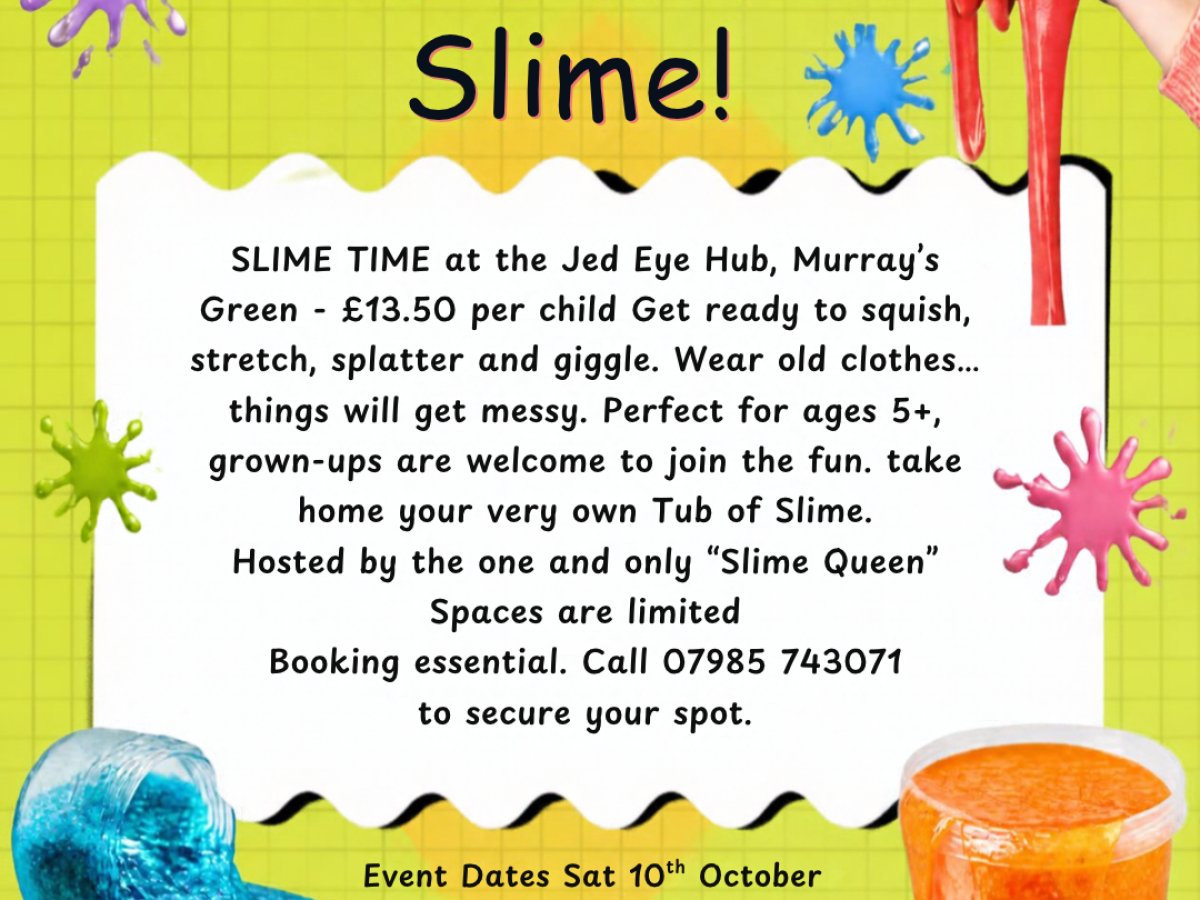 Fun Slime Workshop 10:32-11:34
